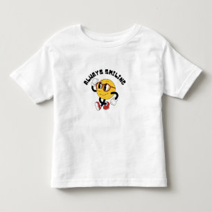 Alltid leende söt emoji baby t-shirt