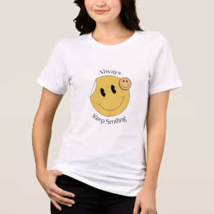 Alltid Leende T-Shirt - Sött Leende Ansikte