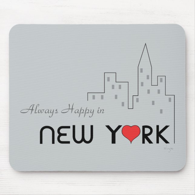 Alltid Lycklig i New York Musmatta (Framsidan)
