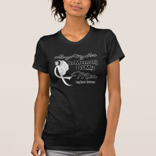 Alltid min Hero in Memory Mamma - Lung Cancer T-shirt