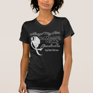 Alltid min hjälte i minnesfarmodern - lungcancer tee shirt
