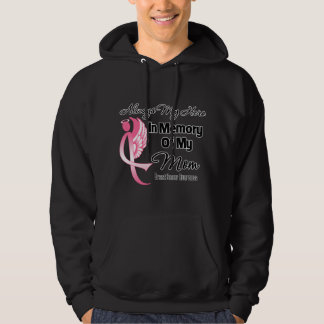 Alltid mitt Hero i minnet Mamma - bröstcancer Hoodie