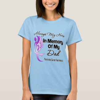 Alltid mitt Hero i minnet Pappa - Pankreascancer T Shirt