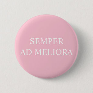 Alltid mot bättre Rosa för latinska citattecken Knapp