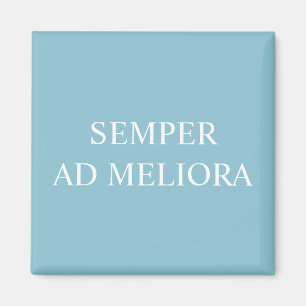 Alltid mot ett bättre Sak Latin Aqua Magnet