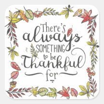 Alltid något att vara tacksam för | Sticker