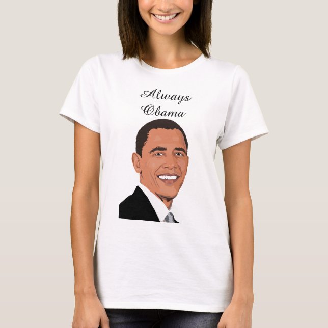 Alltid Obama Shirt T-shirt (Framsida)