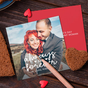 Alltid och för alltid koppla ett foto på Valentine