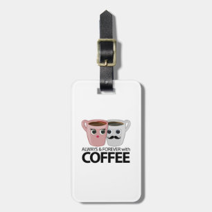 Alltid och för alltid med kaffe bagagebricka
