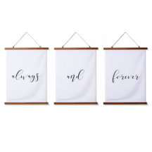 Alltid och för elegant ovanför sängen