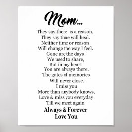 Alltid och Forever love You Mamma Poster