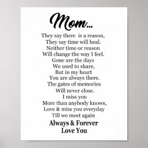 Alltid och Forever love You Mamma Poster