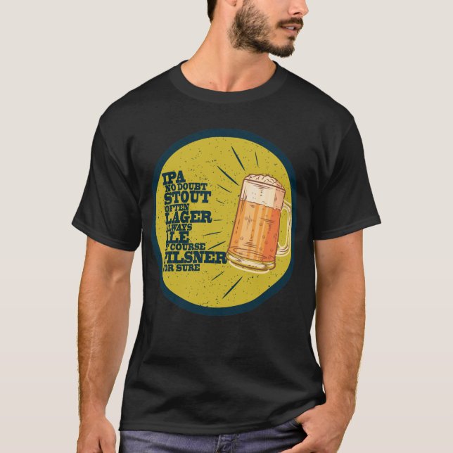 Alltid öl t shirt (Framsida)