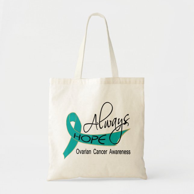 Alltid Ovarian cancer för hopp Tygkasse (Framsidan)