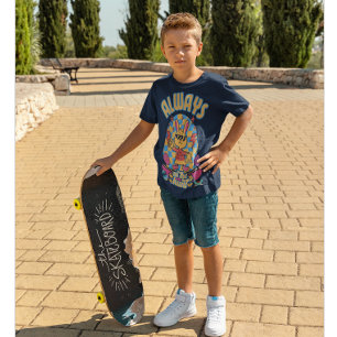 Alltid På Jakt Skateboard Kanin T Shirt