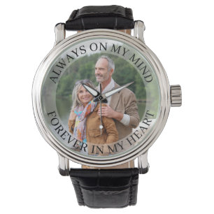 Alltid på min minnes- och minnes-foto armbandsur
