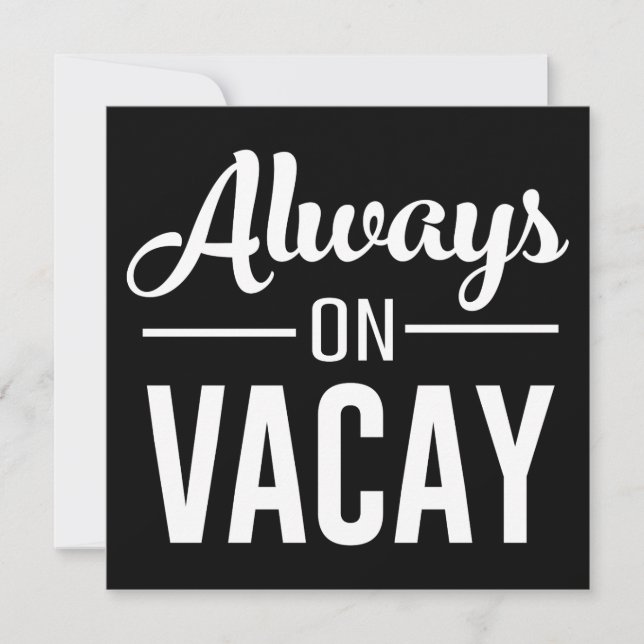 Alltid på Vacay (Framsida)