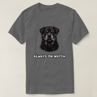 Alltid på vakt vaksam Guardian Hundälskare T Shirt