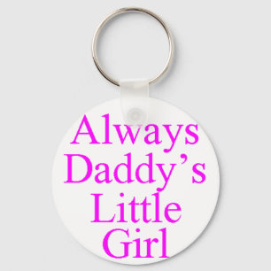 Alltid Pappor Little Girl Nyckelring