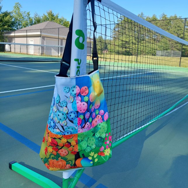 Alltid Pickleball Season Winter Vår sommarfall Axelväska (Skapare uppladdad)