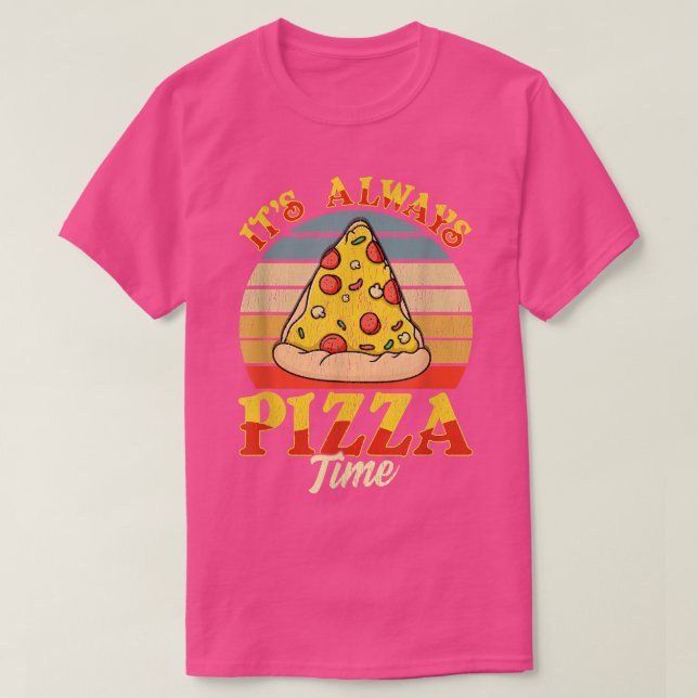 Alltid Pizza-tid  T Shirt (Design framsida)