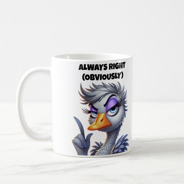 Alltid Rätt Uppenbarligen Mamma Kaffemugg (Vänster)