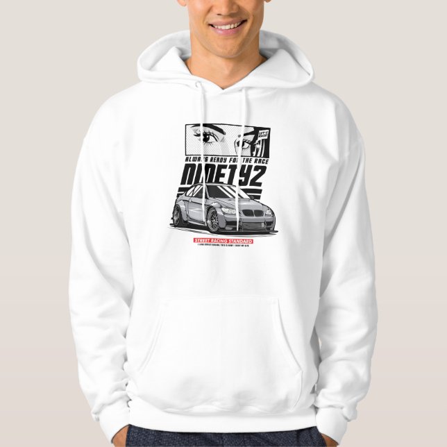 Alltid Redo för Tävling Hoodie (Framsida)
