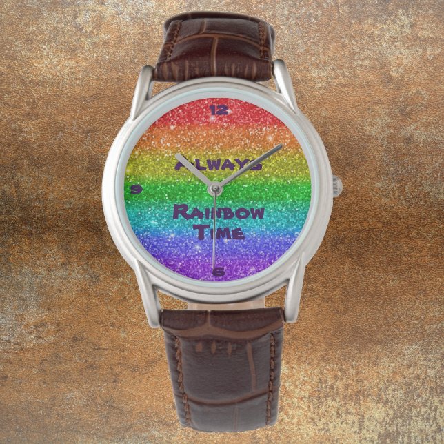 Alltid regnbågstid armbandsur (Skapare uppladdad)