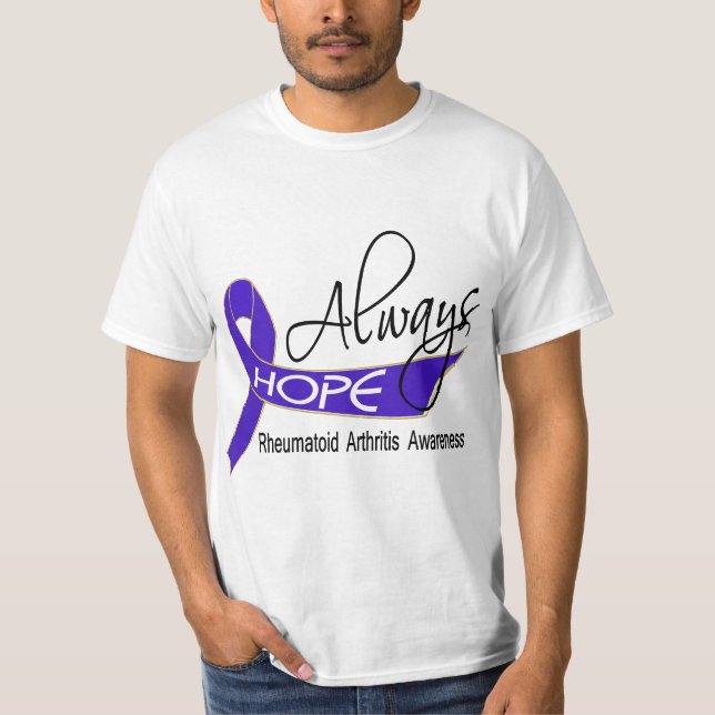 Alltid Rheumatoid artrit för hopp T-shirt (Framsida)