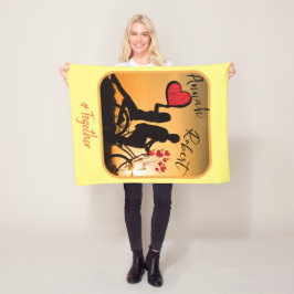 Alltid Romantic Kärlek Fleecefilt