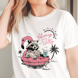 Alltid Salty Raccoon T Shirt