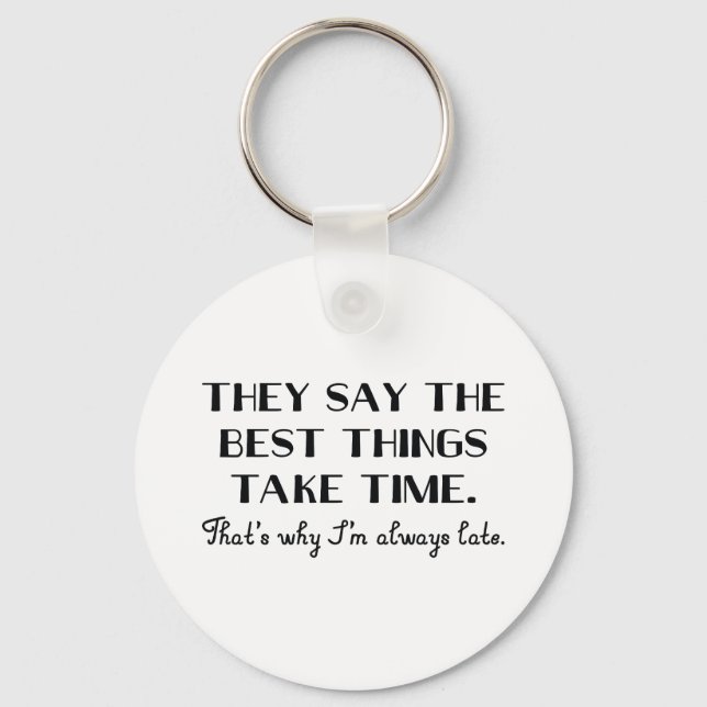 Alltid sen nyckelring (Framsida)