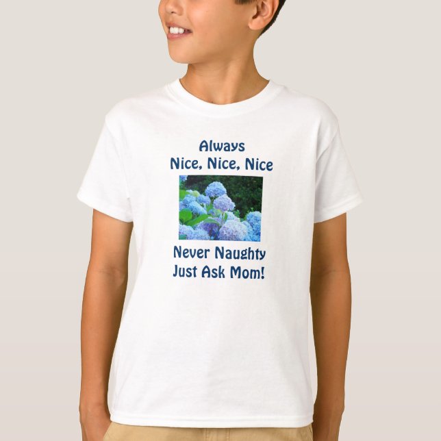Alltid Snälla Flickor T-shirts Aldrig Stygga Bara  (Framsida)