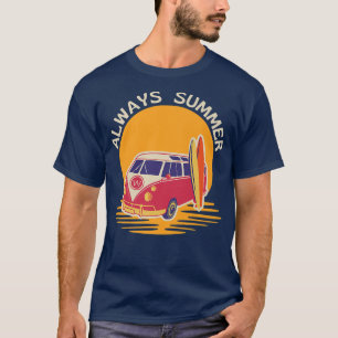 Alltid sommar - Strand Semester Surfare Surfning P T Shirt
