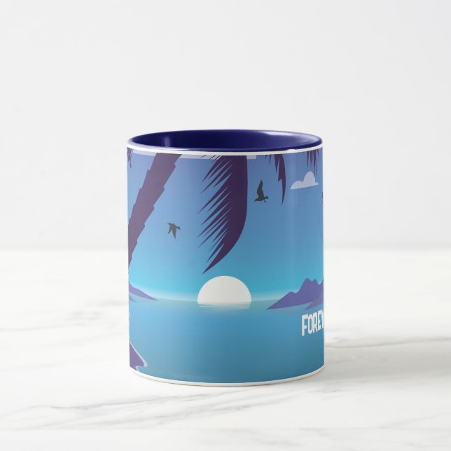 Alltid sommaren 2025 - njut av varje solnedgång mugg (Center)