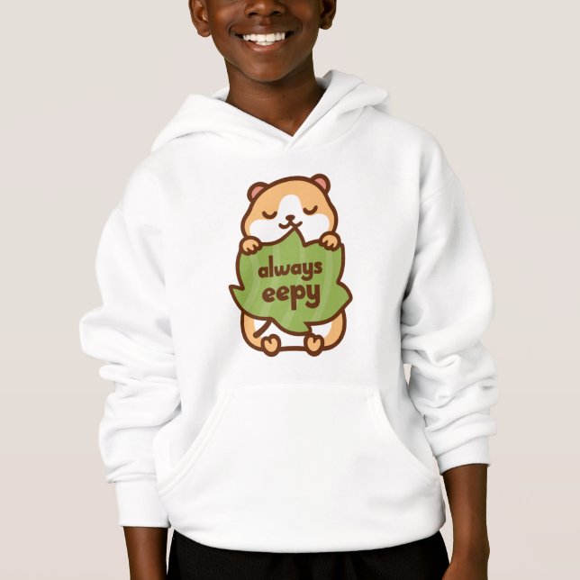 Alltid Sömnig Hamster T-Shirt (Framsida)