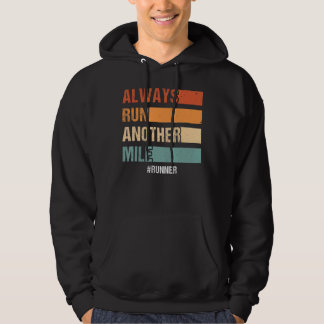 Alltid Springa en halv marathon Fitness går Hoodie