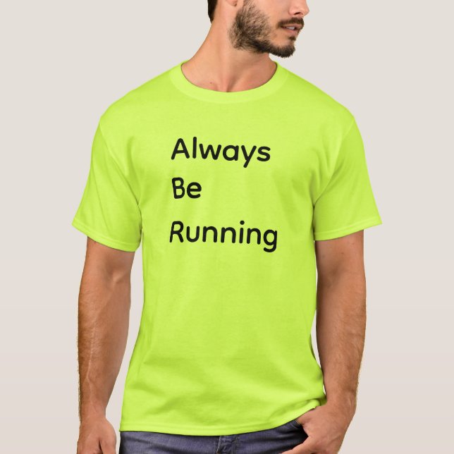 Alltid Springa T Shirt (Framsida)