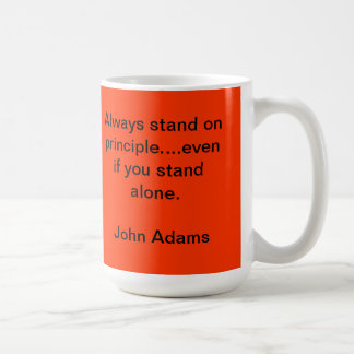 "Alltid stativ på princip….,om även du står al Kaffemugg