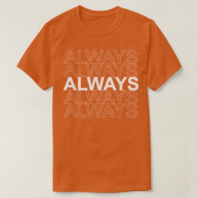 alltid t shirt (Design framsida)