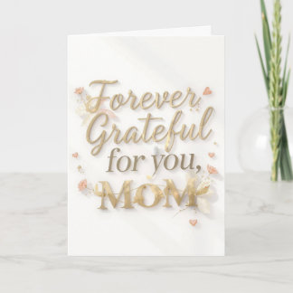 Alltid Tacksam För Dig Mamma Minimal Design | Clas Kort