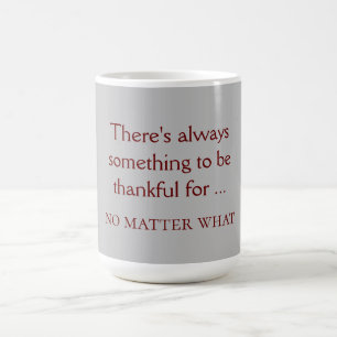 alltid tacksam - mugg