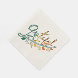 Alltid tacksam pappersservett