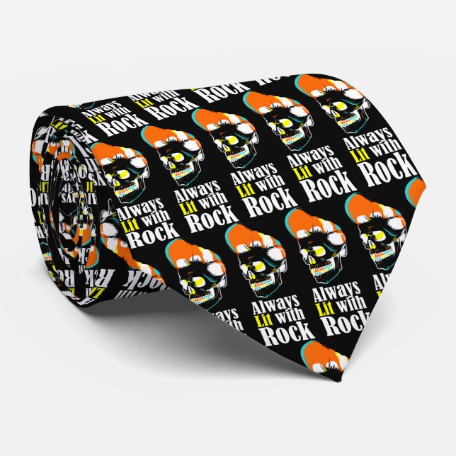 Alltid tänd med sten slips (Rullad)