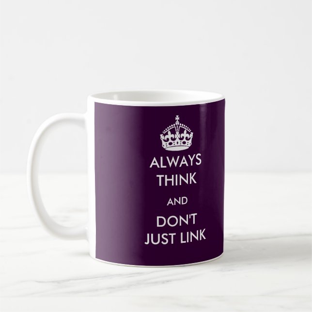 Alltid tänkan och anknyter inte precis muggen kaffemugg (Vänster)