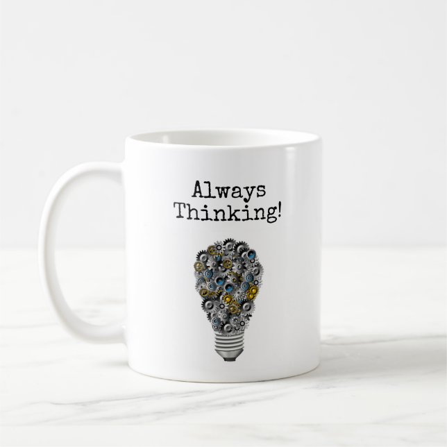 Alltid tänkande kaffemugg (Vänster)