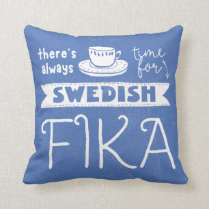 Alltid tid för Svenska Fika Kudde