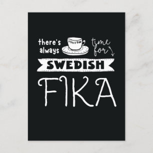 Alltid tid för Svenska Fika Vykort
