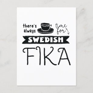 Alltid tid för svenskt bankkort vykort