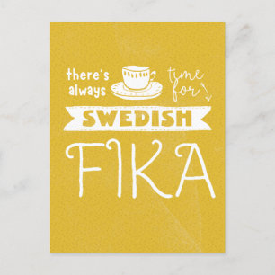 Alltid tid för svenskt bankkort vykort